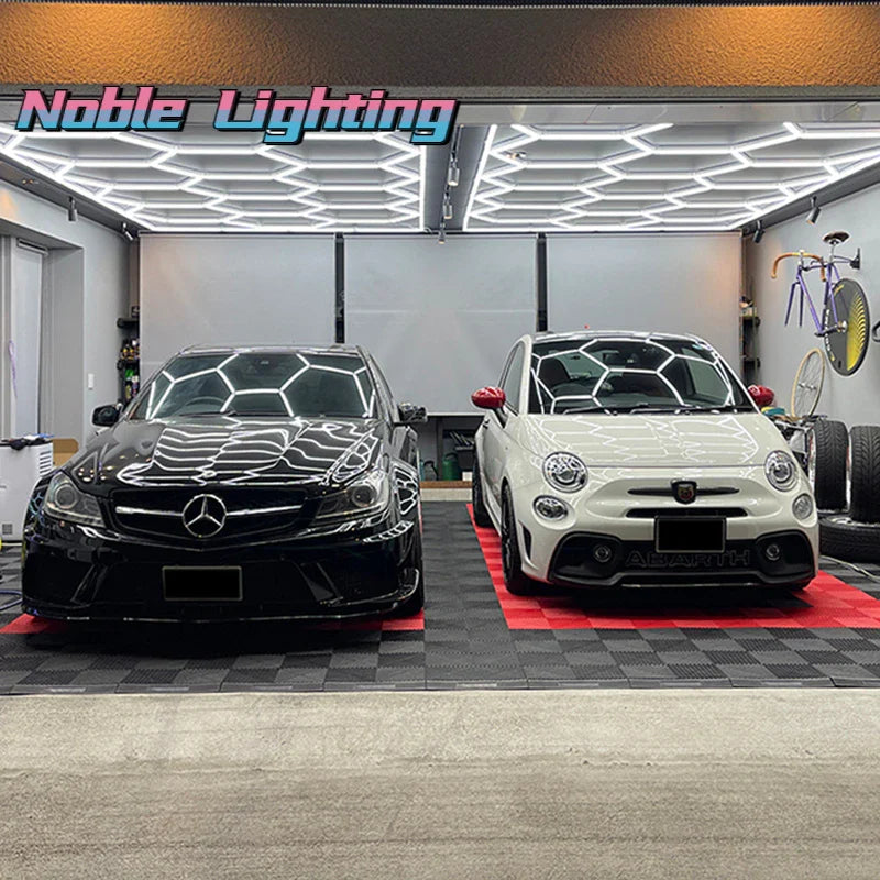 Axyaa Snowflake LED Light for Custom Exhibition Car Detailing Garage Workshop