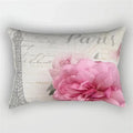 Pink Flower Polyester Pillowcase - Romantic Girl Room Aesthetic Decor
