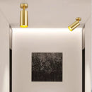 Axyaa Adjustable GU10 Spotlight Gold Lamp for Exhibition Shop Living Room Lighting