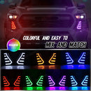 Axyaa RGBW DRL: Toyota Tacoma 2024-2025, 64 Colors, Daytime Running Lights, APP Control