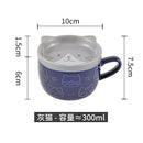 Axyaa Cute Animals Cartoon Ceramic Embossed Coffee Mug for Kids Birthday Gift