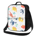 Axyaa Dino Insulated Lunch Bag - Portable Thermal Bento Tote for Kids, Boys, Girls
