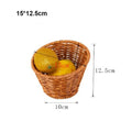 Axyaa Rattan Wicker Serving Baskets Set | 10 Styles for Restaurant Use