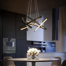 Modern Nordic LED Chandelier with Remote Control for Living, Dining, and Kitchen Room Decor by Axyaa