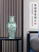 Axyaa Pink Ceramic Vase: Minimalist Chinese Decor for Home, Living Room & TV Cabinet