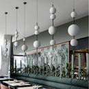 Axyaa Glass LED Ball Pendant Light for Modern Spaces