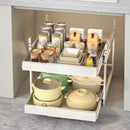 Axyaa Kitchen Retractable Storage Rack Cabinet Drawer - Spice Pull-Out Basket Shelf