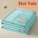 Axyaa Antibacterial Jacquard Cool Quilt - Single/Double Summer Quilt