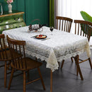 Luxury Lace Patchwork Tablecloth by Axyaa for Dining & Kitchen Decor