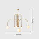 Axyaa Nordic Modern LED Pendant Light for Living Room, Dining Room, Bedroom