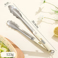 Axyaa Stainless Steel Food Clip: Multi-Use BBQ Tongs for Steak, Pizza, Sushi