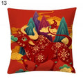 Axyaa Chinese New Year Printed Cushion Cover for Bed and Sofa