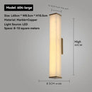 Axyaa Marble Wall Lamp: Designer Natural Copper LED Lighting for Various Rooms
