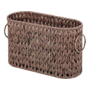 Axyaa Woven Toilet Paper Storage Basket with Handles | Large Capacity Bathroom Organizer