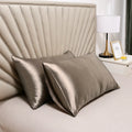Axyaa Silky Satin Pillowcase - Solid Color, Queen/King Comfortable Pillow Cover