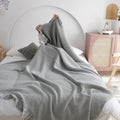 Axyaa Cotton Waffle Towel Quilt Summer Cool Blanket Air Conditioner Quilt
