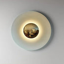 Axyaa Modern LED Wall Light Circular Iron Decoration Creative Headboard