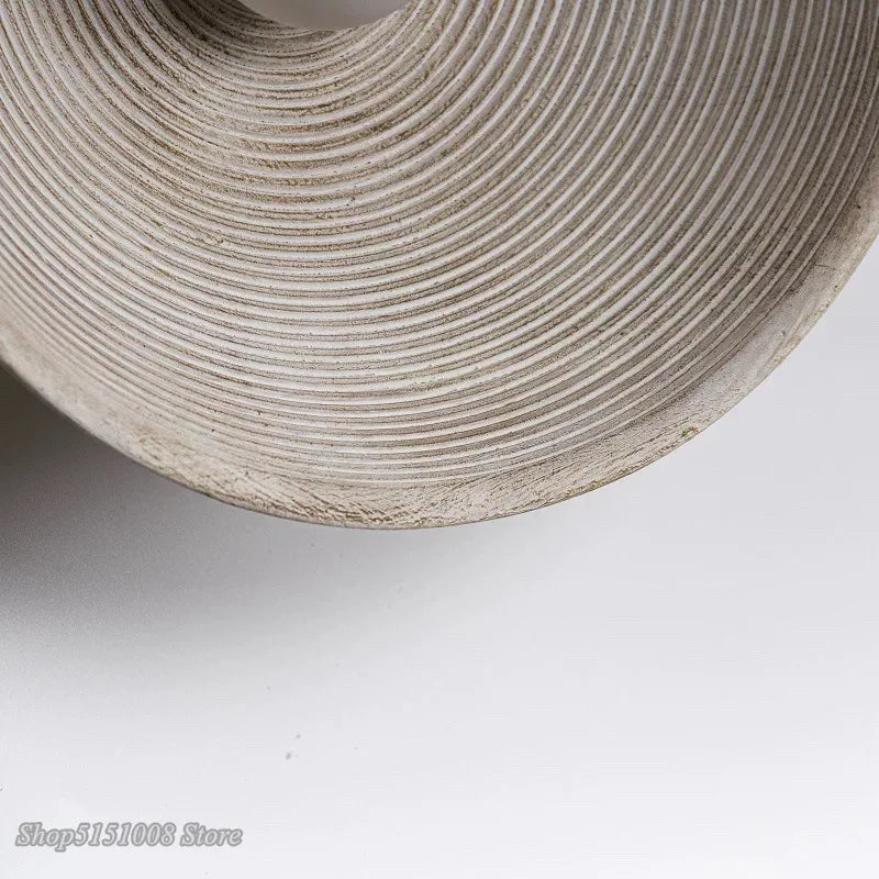 Axyaa Circle Wall Lamp: Retro Japanese Style Bedroom Sconces for Indoor Lighting