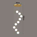 Axyaa Nordic Pendant Lights Indoor Chandelier for Dining Room Living Stair Lamp