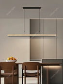 Axyaa Modern LED Linear Pendant Light Chandelier for Dining Room, Kitchen, Living Room