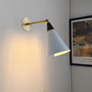 Axyaa Athena Brass Black Swing Arm LED Wall Lamp - Adjustable Luxury Home Decor