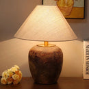 Axyaa Nordic Ceramic Table Lamp Modern Art for Living Room, Bedroom, Study - LED Desk Light