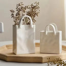 Modern Vase for Home Decor | Axyaa Handbag Shape Vase | White Table Decoration