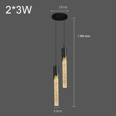 Luxury Crystal Pendant Chandelier by Axyaa for Home Decor and Living Room Lighting