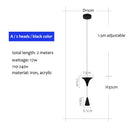 Axyaa Cone Pendant Light 17W: Industrial Hanging Lamp for Home Decor
