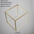 Axyaa Cube LED Pendant Chandeliers for Modern Living Room, Kitchen Island, and Stair Loft