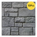 Axyaa 3D Faux Stone Peel and Stick Wall Panels - Decorative Self-adhesive Wall Tiles