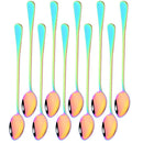 Axyaa Stainless Steel Long Handle Coffee Spoon Set