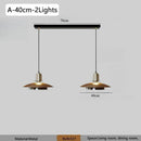 Axyaa Retro Metal LED Pendant Lights for Modern Dining Table Chandeliers