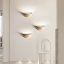 Axyaa Yellow Travertine LED Wall Lamp for Bedroom and Corridor