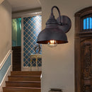 Axyaa Rusty Metal Wall Sconce Industrial Outdoor Wall Light