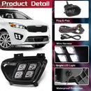 Axyaa LED Fog Lamps DRL Daytime Running Lights for KIA Sorento 2015-2017