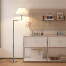 Axyaa Adjustable Iron Art Fabric LED Floor Lamp for Modern Nordic Minimalist Home Decor
