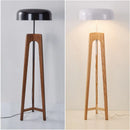 Axyaa Wooden Floor Lamp Classic Design E27 Bulb Home Decor Lighting for Bedroom and Shop