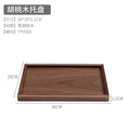 Axyaa Solid Wood Tea Tray - Elegant Snack Tray for Living Room & Dining Table