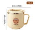 Axyaa Kid's Insulated Capybara Stainless Steel Cup with Straw - 270ml