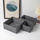 Axyaa Clothes Organizer Storage Box for Underwear Socks Jeans - Foldable Wardrobe Drawers Organizer