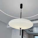 Axyaa Flying Saucer UFO Chandelier LED Industrial Luminaire for Home and Hospitality
