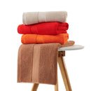 Axyaa Red Cotton Luxury Bath Towel Set - 50x100cm Absorbent Face Towels