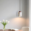 Axyaa Yellow Stone Pendant Light: Wabi Sabi Travertine Nordic Restaurant Decor