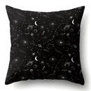 Axyaa Galaxy Print Pillowcase - Decorative Polyester Cushion Cover for Home Sofa