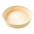 Axyaa Silicone Air Fryer Pan Liner for Oven Baking Tray & Pizza Chicken Mould