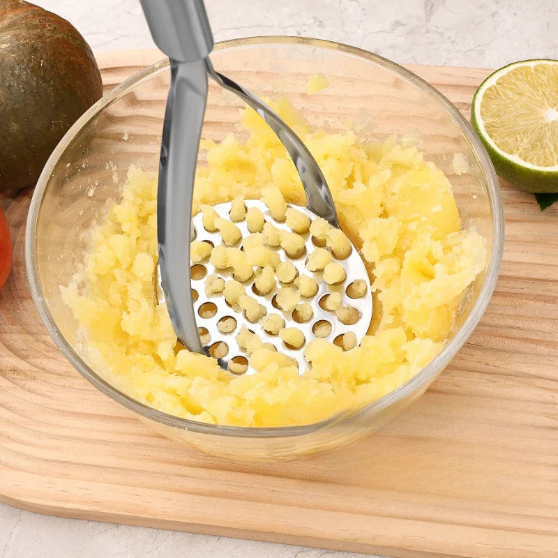 Axyaa Stainless Steel Mud Press Masher Juicer Crusher Fruit Tools for Kitchen