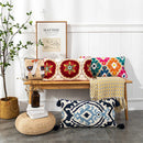 Axyaa Bohemian Embroidered Cushion Covers for Home Decoration