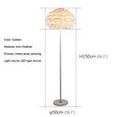 Axyaa Nordic Feather Floor Lamp LED Standing Light for Living Room & Bedroom