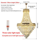 Axyaa Luxury Crystal Chandelier for Home Decor and Hotel Staircase